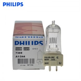 7389 PHILIPS 500W GY9.5 240V 1CT/10Ralina Ampullermyd13377389 PHILIPS 500W GY9.5 240V 1CT/10